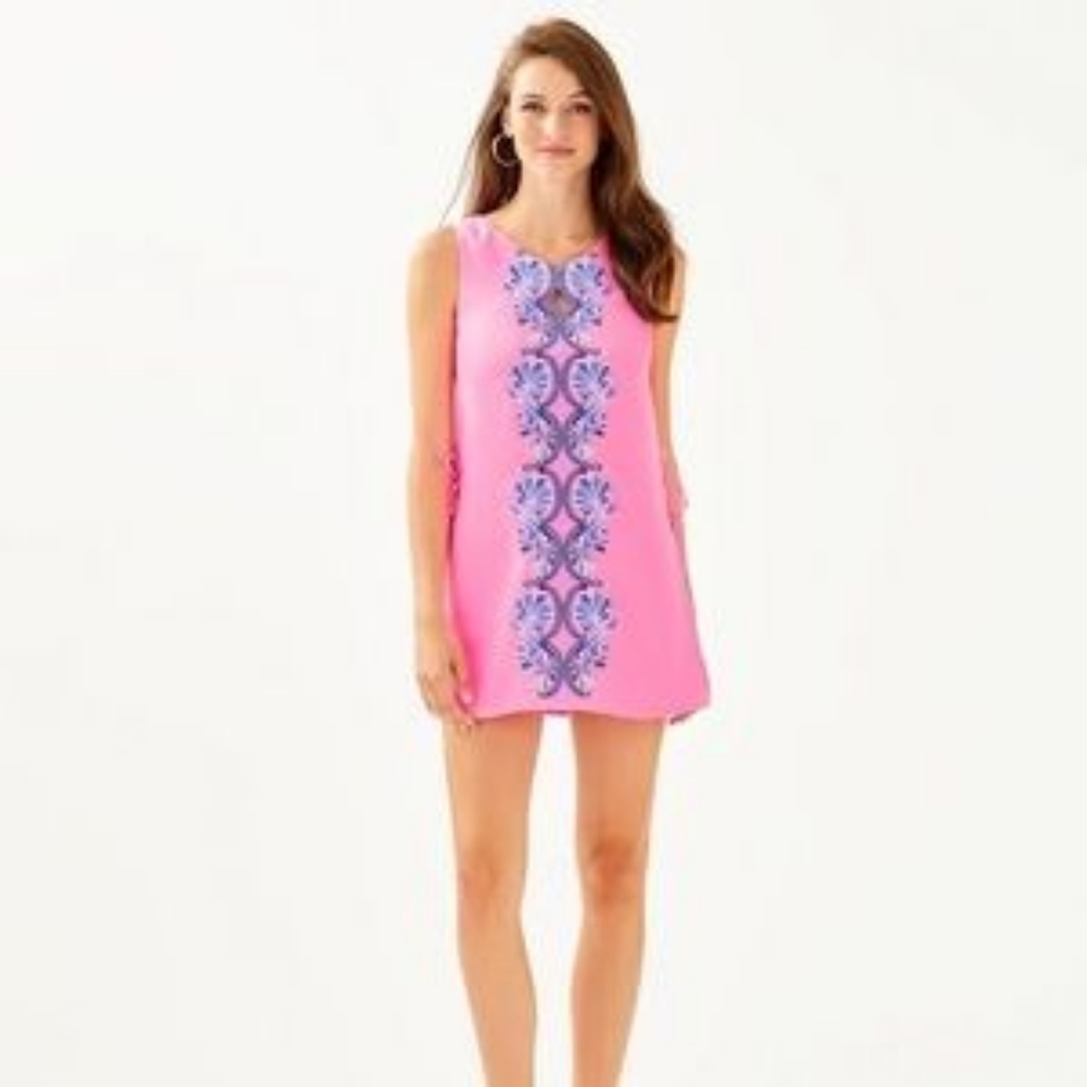 🆕️Lilly Pulitzer Donna Romper Havana Pink Size 14